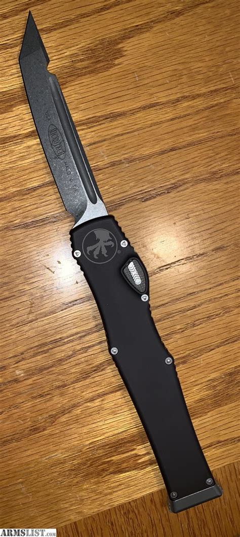 <b>Microtech</b> Ultratech D/E, Full Serrated, Apocalyptic,, Black Handle, OTF Knife 122-12AP $ 324. . Microtech halo 6 for sale